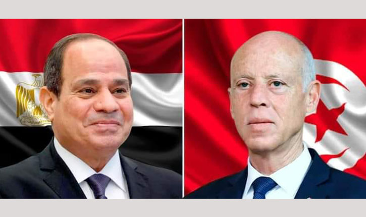 الرئيس سعيد و الرئيس السيسي يتبادلان تهاني رمضان و يؤكدان على تعزيز أواصر التعاون المثمر بين تونس و مصر